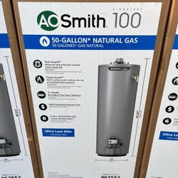 New 50 gal Natural Gas Water Heater (includes installation)