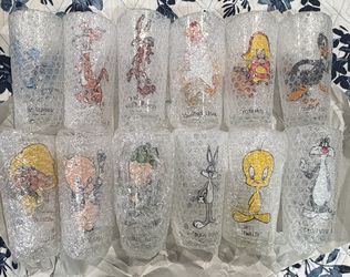 Looney Tunes Glass Cups
