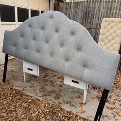 KING SIZE UPHOLSTERED HEADBOARD
