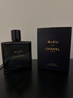 CHANEL Gold blue