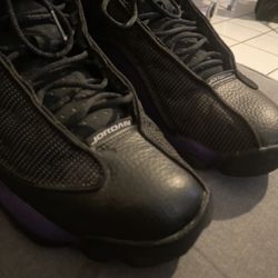 jordan’s 13  court purples 