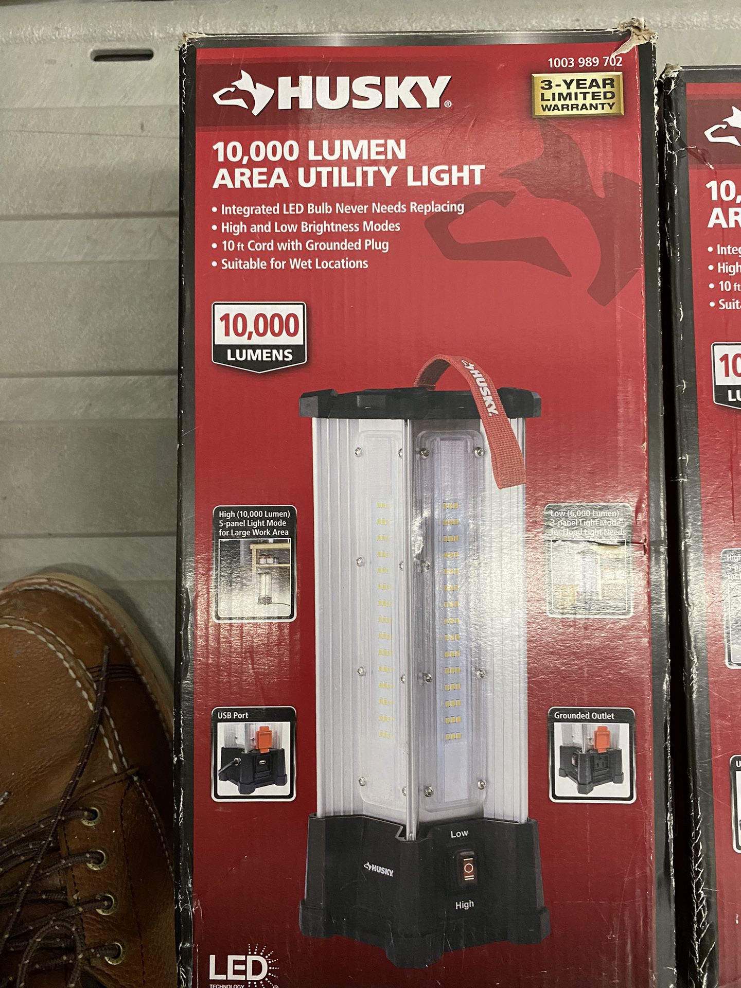 Husky 10,000 Lumen LED  Area Work Light 