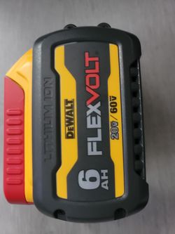DEWALT 20V/60VMAX FLEXVOLT BATTERIE 6.0AH NEW 