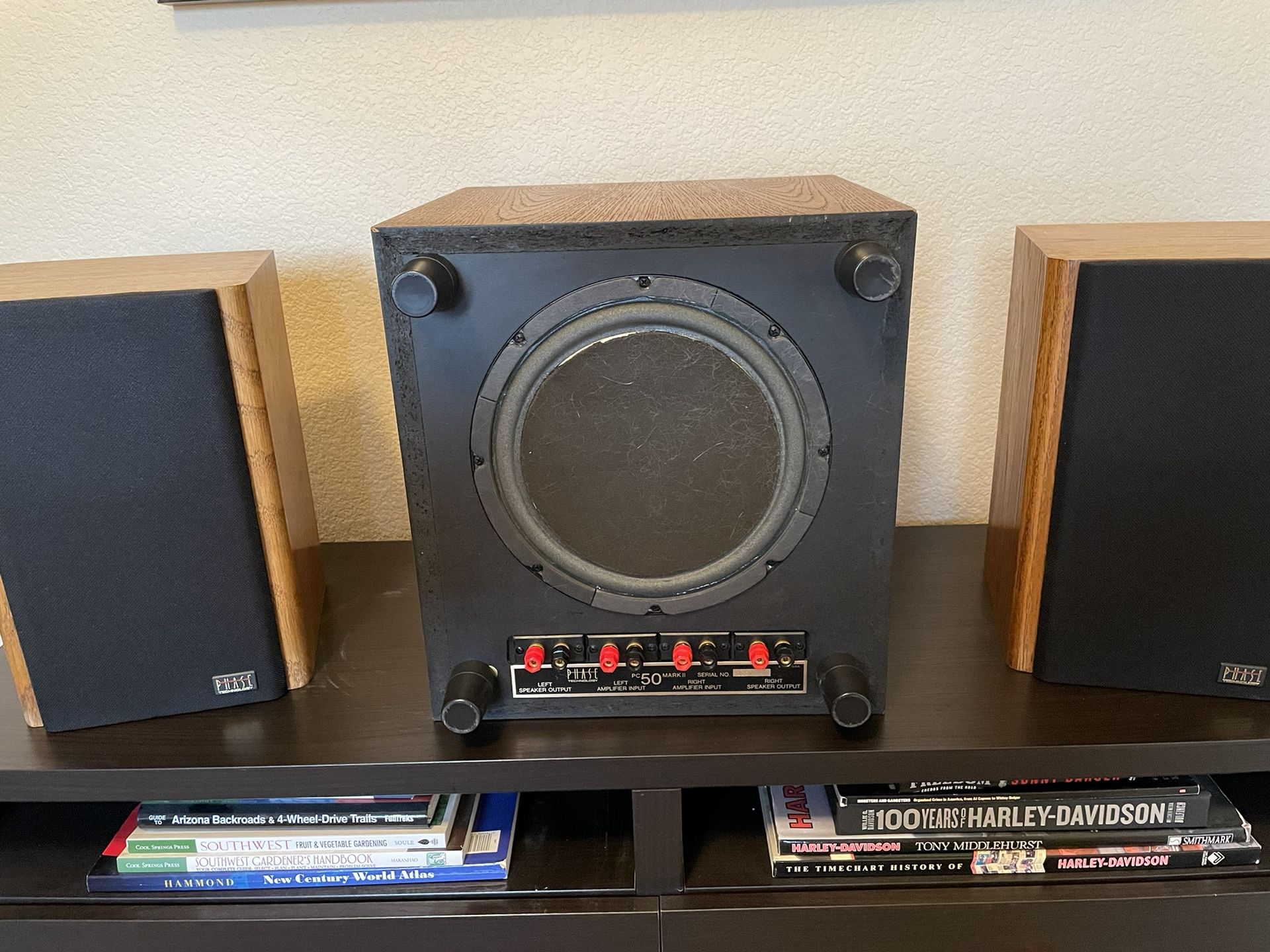 Phase Technology PC60 ll Speakers And PC50 Passive Subwoofer