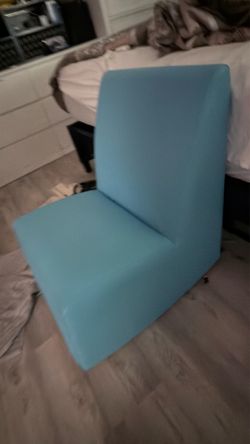 Blue kids rocker sofa