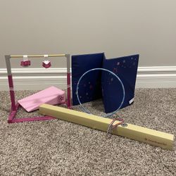 American Girl Gymnastics Set