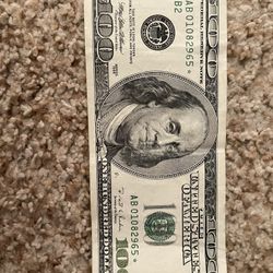 100$ 1996 Star Note (NY) 
