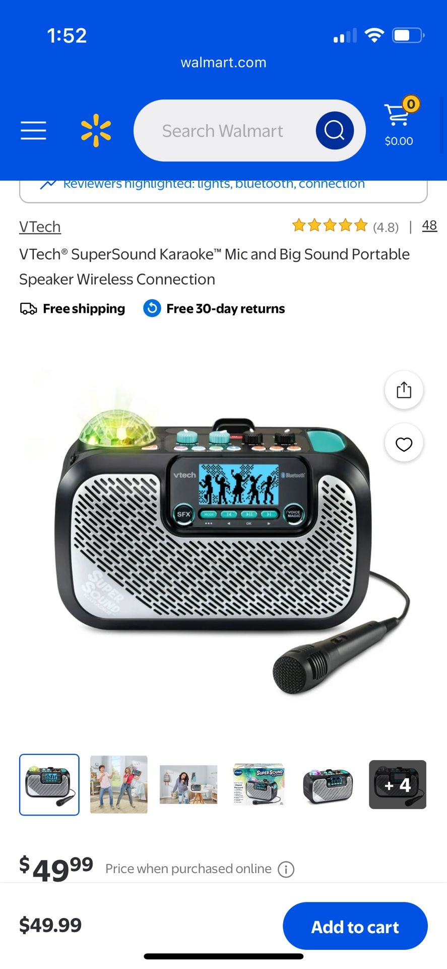 Kids karaoke Machine Like New