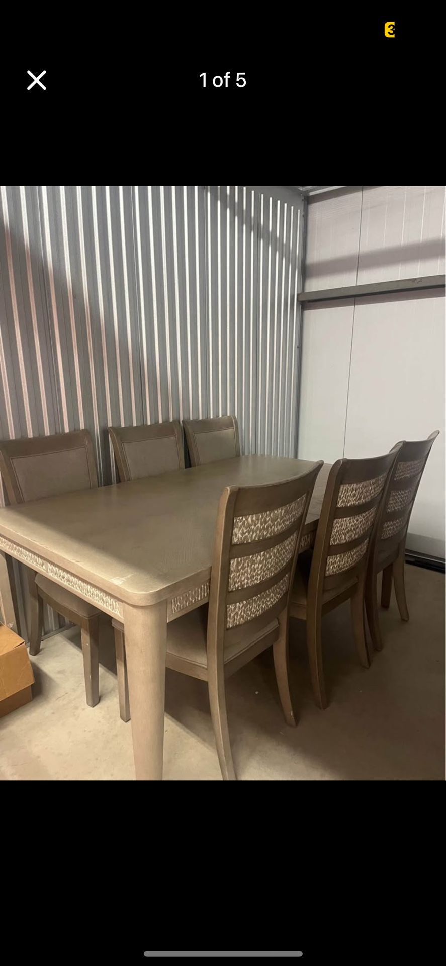 Large Dining Table with Leaf