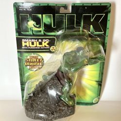 2003 Toy Biz Marvel “Smash & Go Hulk W/ Punching Action!” Action Figure