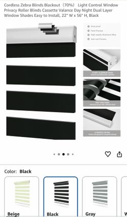 Zebra Blinds blackout