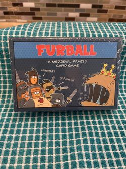 NEW! Furball: A Medieval Family Card Game". A game about cats fighting monsters.