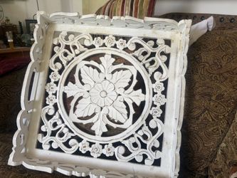 Large Wooden Tray Or Wall Art