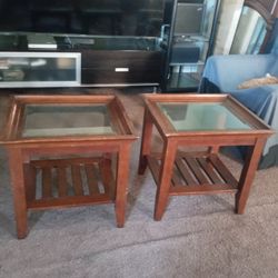 2 Ashley side tables 26 wide 24 height
