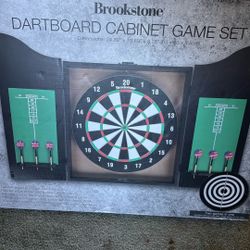 Brookstone Dartboard Cabinet