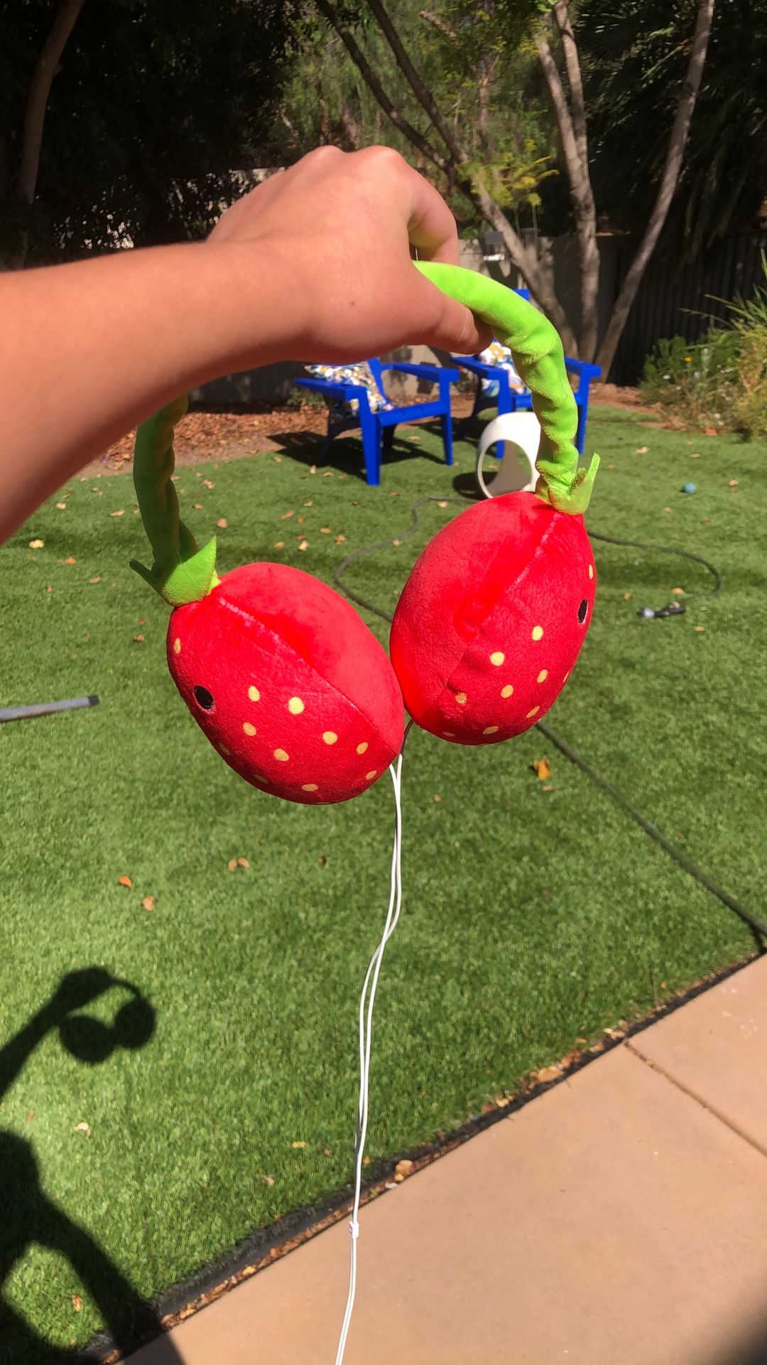 Strawberry Headphones