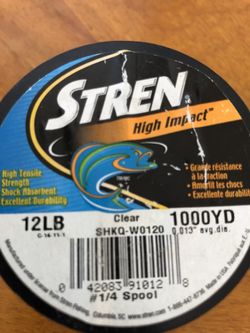 Fishing stren. Hook and egg sinkers