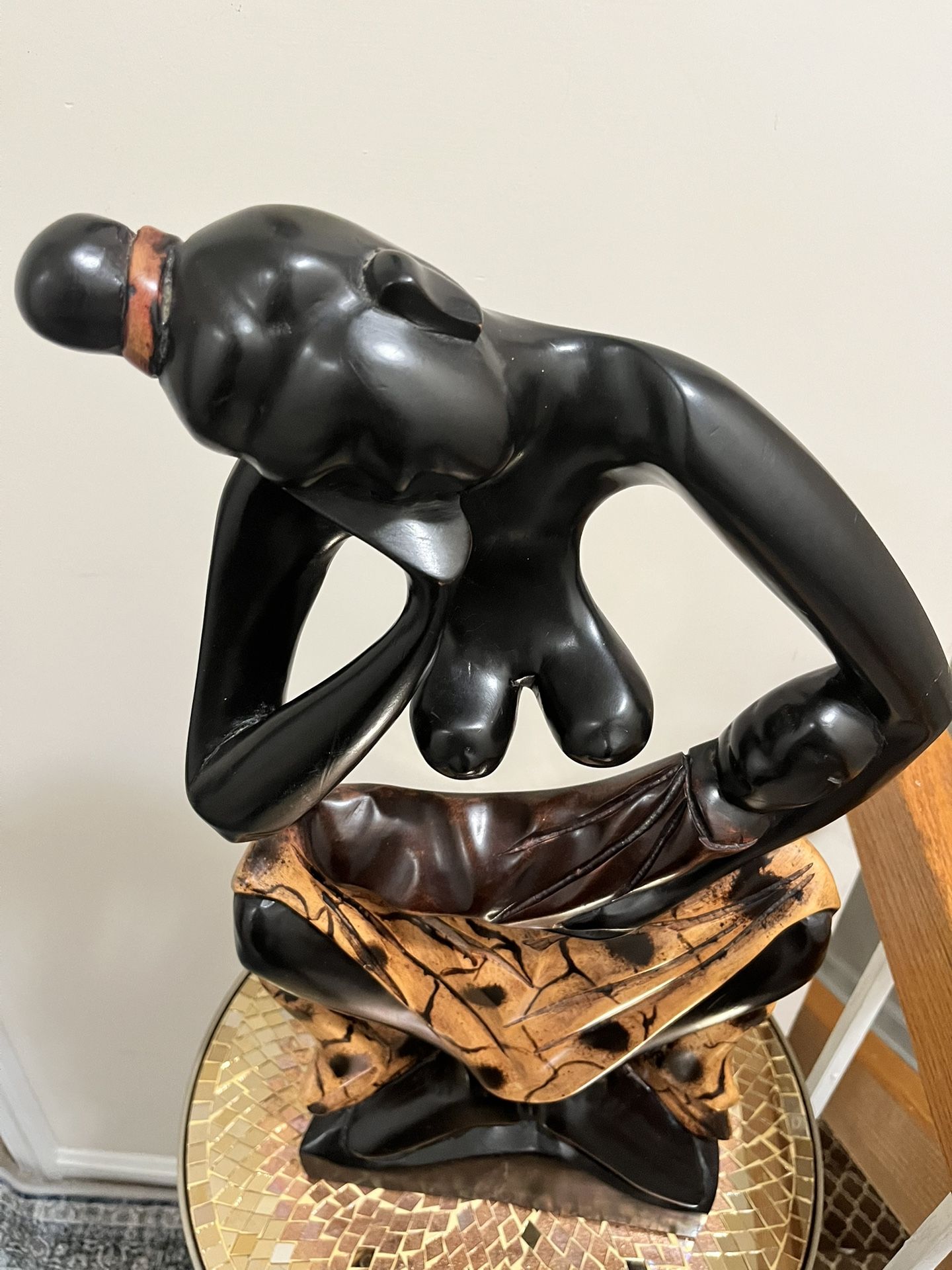 Handicraft Wooden Statue - Mother & Child