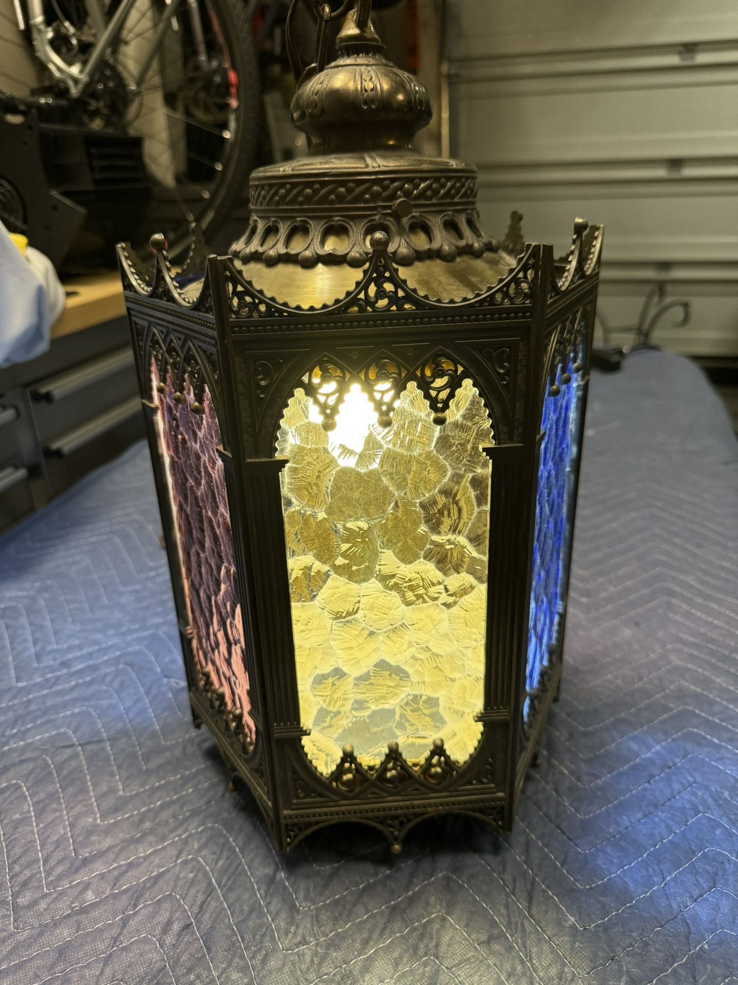 Gothic Antique Swag Lamp