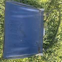 Purse 1960s Vintage Black Patent Leather