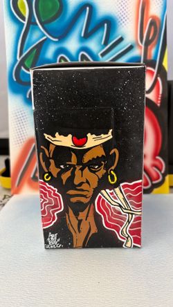 Afro samurai Funko Pop with custom artwork