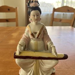 Vintage Tang Dynasty Porcelain Figure Statue