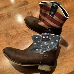 Woman’s Sterling River Leather Boots From Nashville Shipping Available 