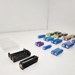 TactFire, Skywolfeye, Ultrafire,  LQ Power, CN, AC20, ICR & GIF Rechargeable Batteries, etc

