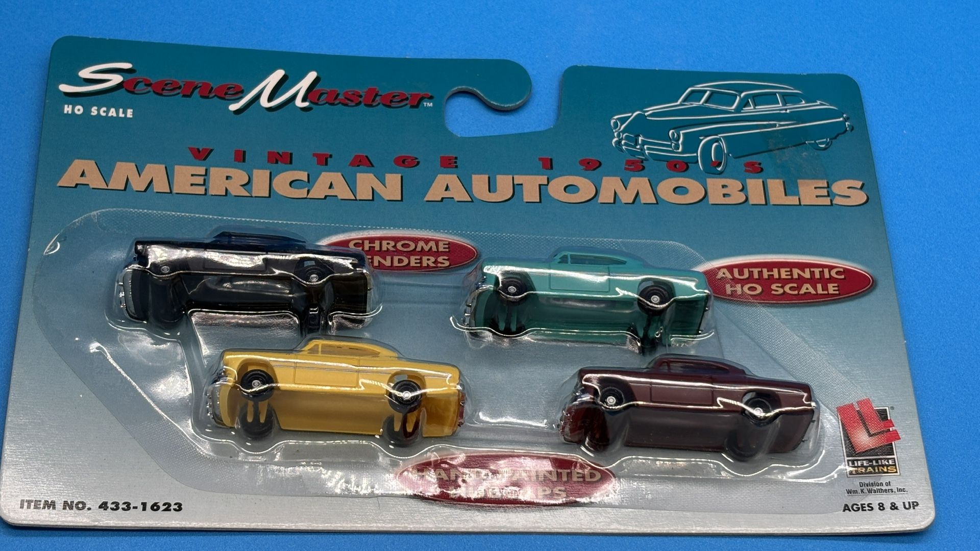 NOS New Old Stock Life-Like Trains Scene Master Vintage 1950's American Automobiles 1623 HO