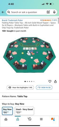 Poker Table
