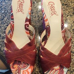 Carlos Santana Wedge Shoes