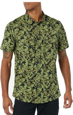 Camo Short-Sleeve Two-Pocket Utility Shirt XLT