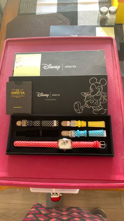 Ladies, Disney special edition in Victor watch with multicolored bands new In Box on eBay for $129 selling for $75 or best offer