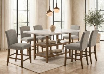 Comedor marmol original 7 pcs $54 down
