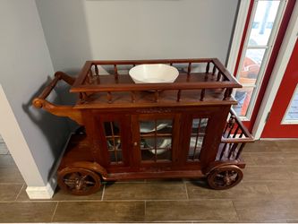 Antique Tea Cart/Equestrian