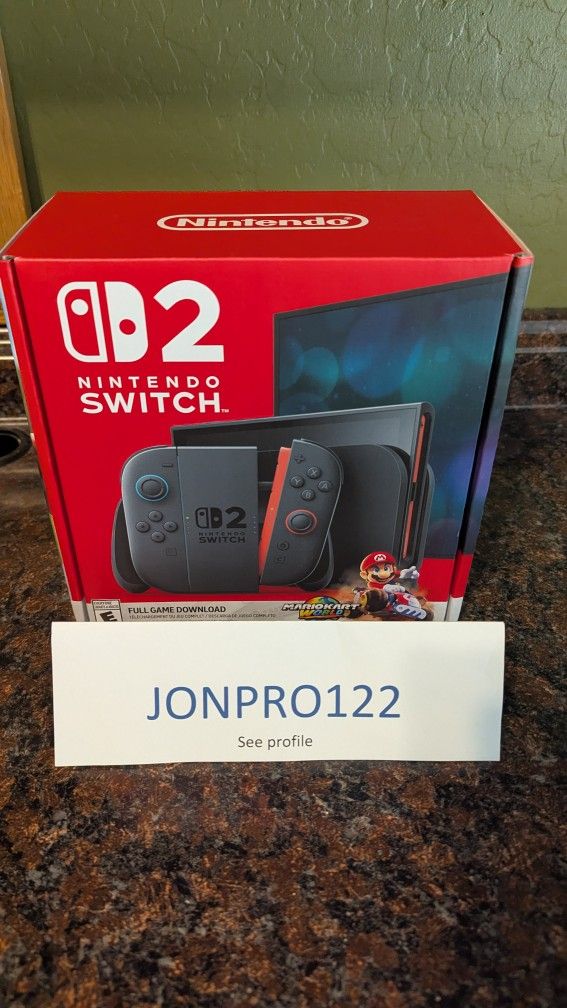 Mario Switch 2 Console