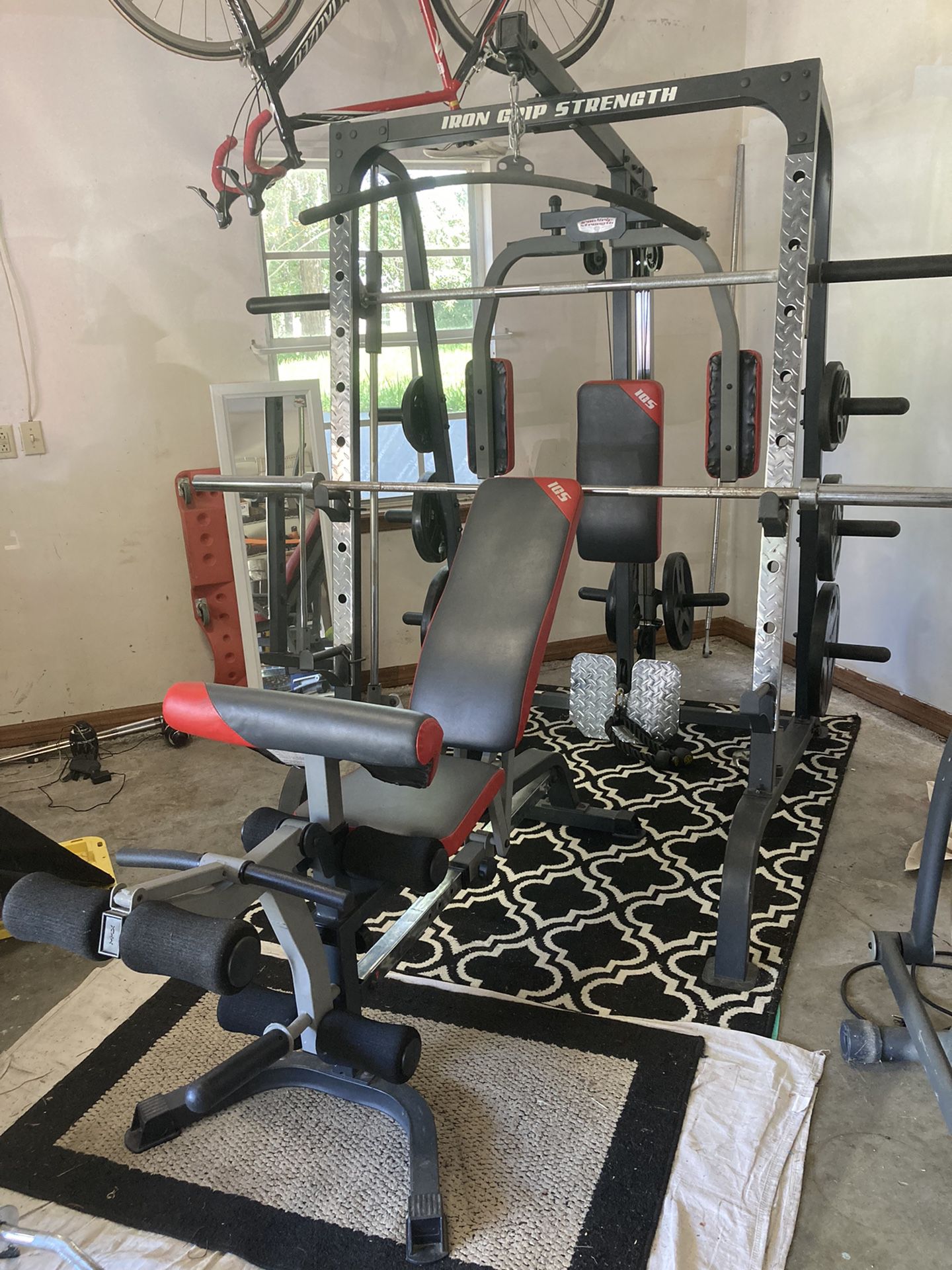 Impex Iron Grip Strength Home Gym - Smith Machine With Weights for Sale ...