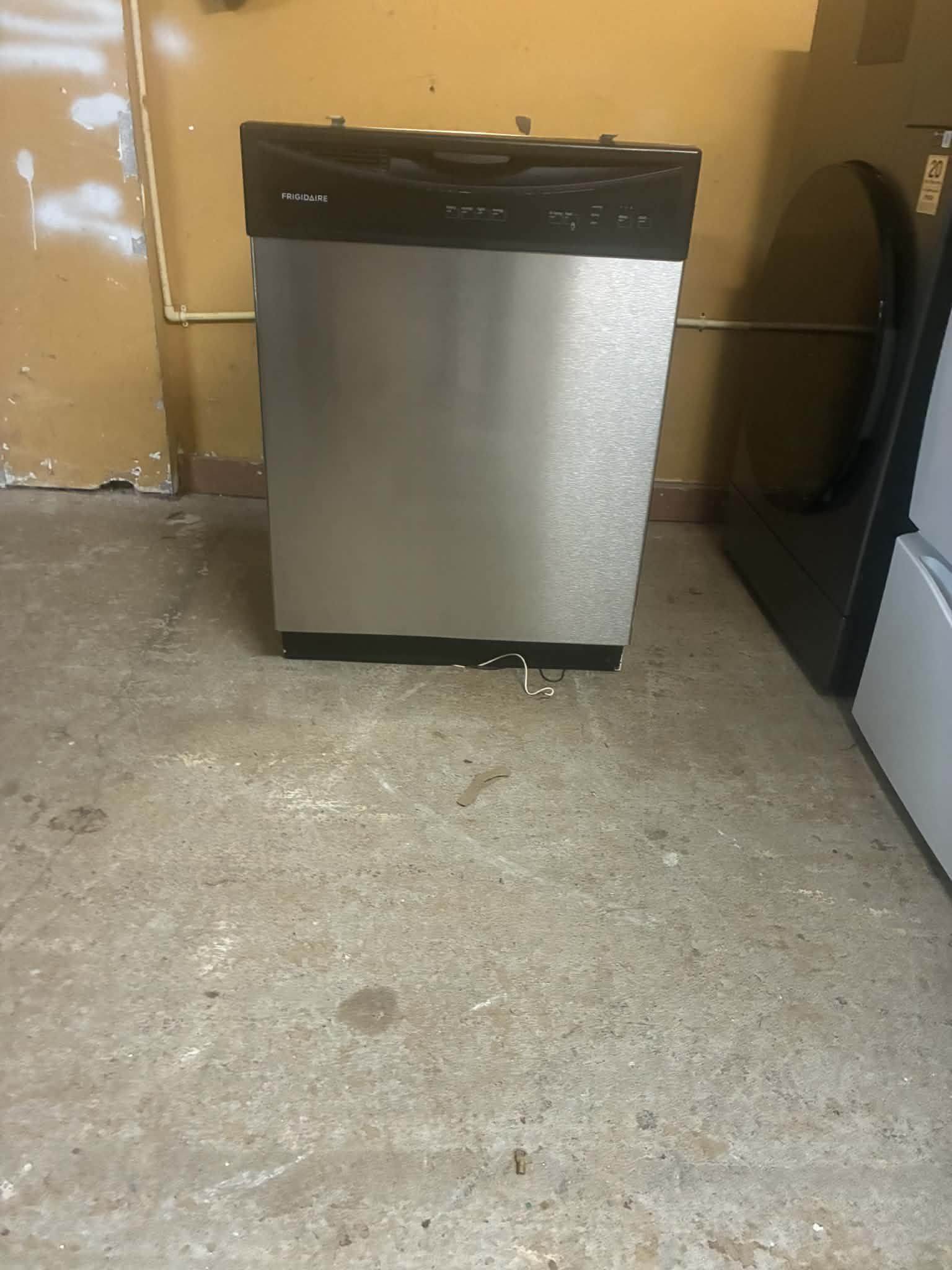 Stainless steel Frigidaire dishwasher