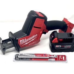 Milwaukee 2719-20 M18 FUEL Brushless HACKZALL Sawzall 5.0 Battery FREE BLADES