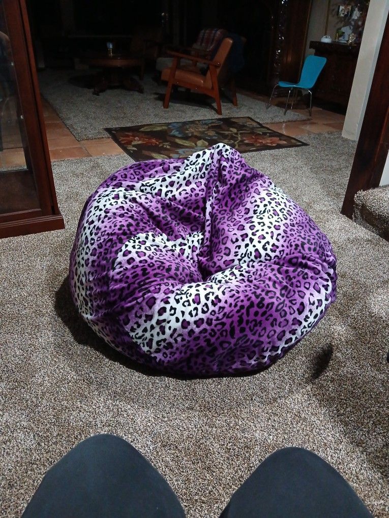 Bean Bag Purple Leppard