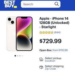 iPhone 14 Blue 128 Gb