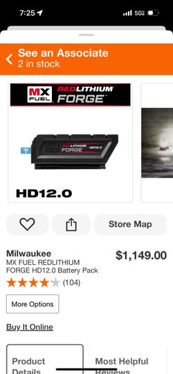 MX Fuel RedLithium Forge HD 12.0 Battery Pack