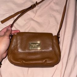 Mini  Michael Kors Brown Over The Shoulder Or Cross Body Purse 