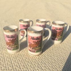 Vintage Alaskan Shot Glasses
