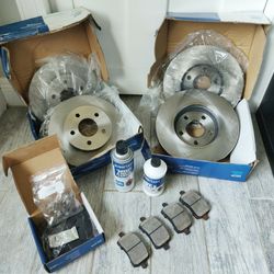 Detroit Axle - Brake Rotors Front Brake Pads Kit for Chevy Cobalt Malibu Pontiac G5 G6 Saturn Aura