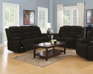 RECLINER SOFA AND LOVE SEAT