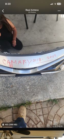 Toyota camry 2022 oem front bumper in good condition