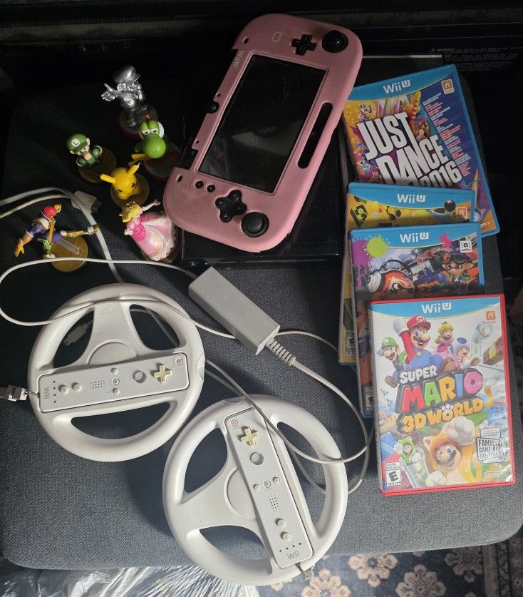 Nintendo Wii U For Sale With Amiibo Extras