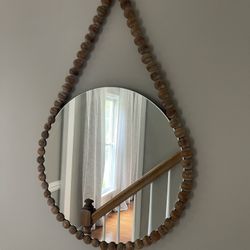 Mirror With Beads 