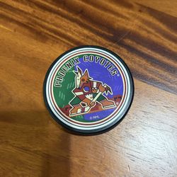 Phoenix Coyotes Hockey Puck